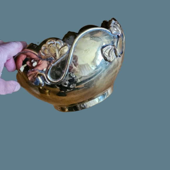 *Set of 3 Vintage Brass Planters - Picture 3 of 9